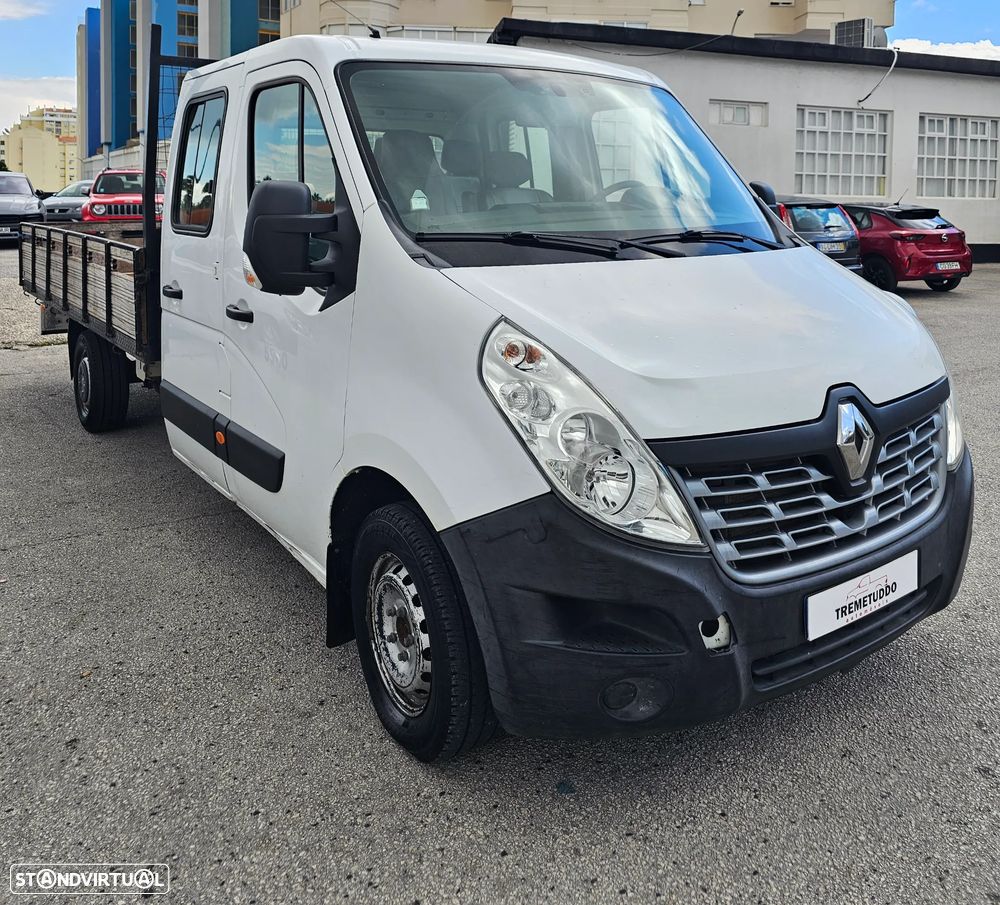 Renault MASTER CABINE DUPLA CAIXA ABERTA 7 LUGARES. - 1