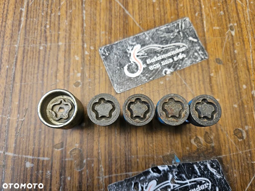 Szpilki Sruby Antykradziezowe do Kol Zlodzieje Komplet Audi VW Skoda Seat - 1