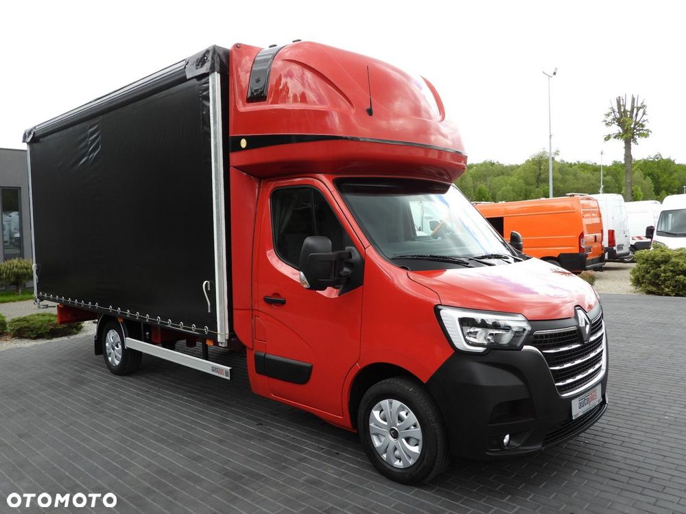 Renault MASTER  PLANDEKA 10 PALET WEBASTO TEMPOMAT LEDY PNEUMATYKA KLIMATYZACJA  165KM - 5
