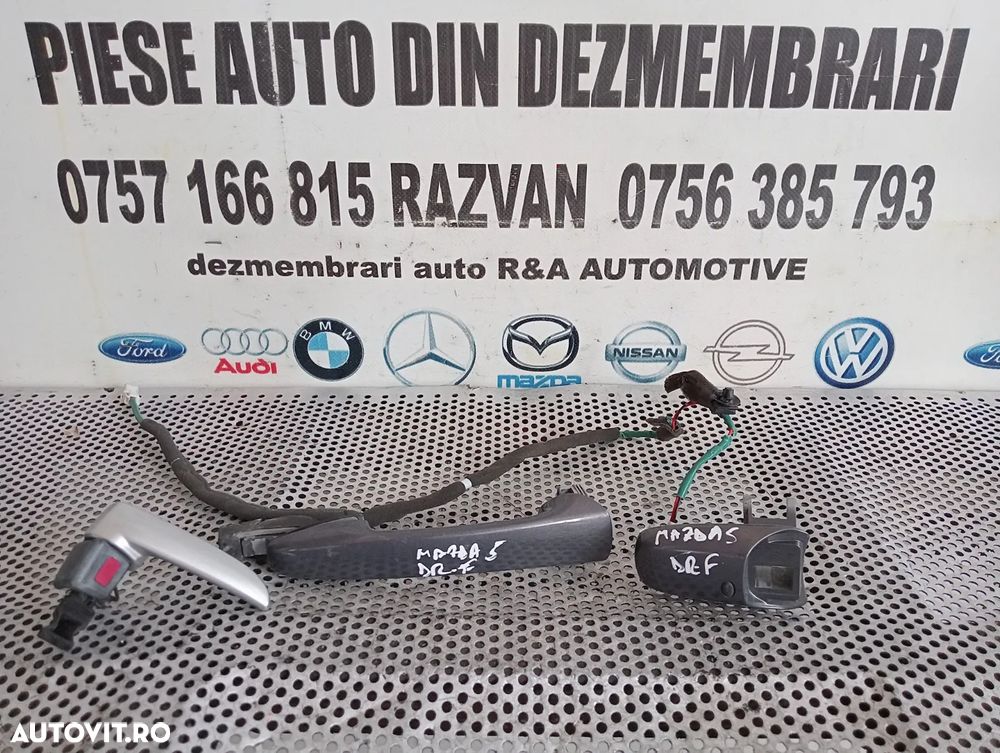 Maner Usa Stanga Dreapta Fata Keyless Entry Mazda 5 An 2005-2006-2007-2008-2009-2010 Volan Stanga - - 2