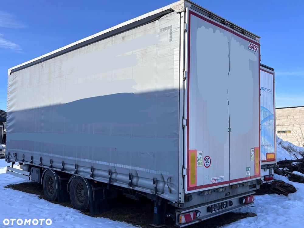 Inny PRZYCZEPA TANDEM G.T.S. PTT 18 S / FIRANKA  / 19 PALET / ZSUWANY DACH / 18 T DMC / 12 680 ŁADOWNOŚCI / 2 OSIE - 2