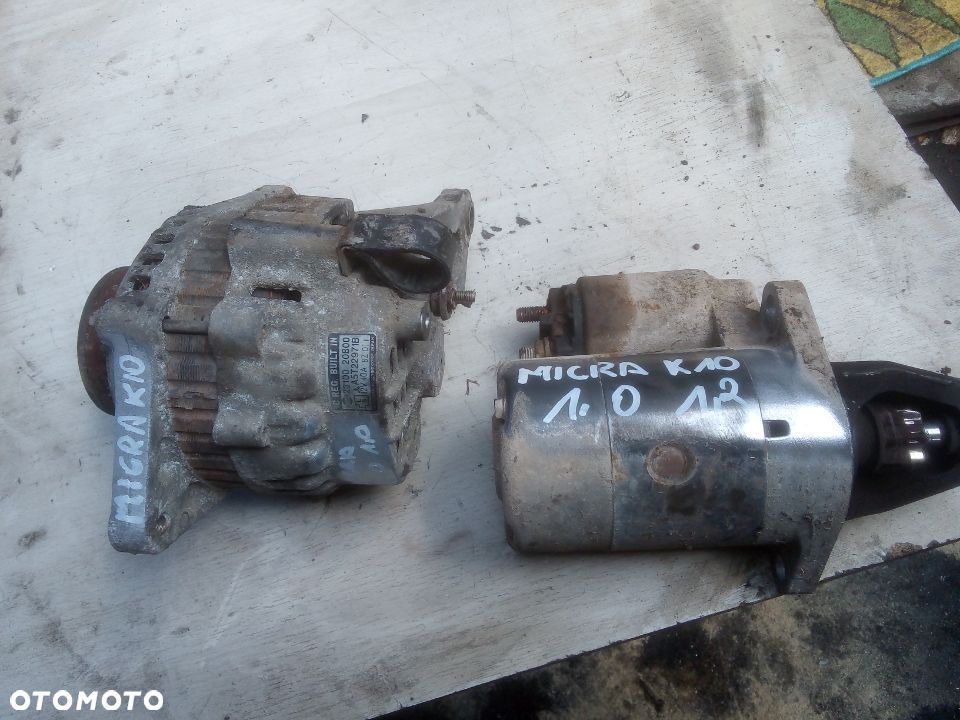 Nissan Micra K10 ROZRUSZNIK 1,0 alternator 1,2 - 1