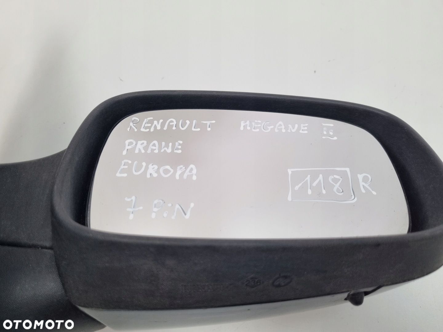 Renault Megane II 02-09r LUSTERKO PRAWE PASAŻERA 7 Pin kabli EUROPA - 4