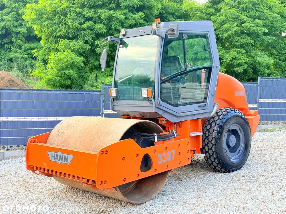 Hamm * Walec Drogowy * Hamm 3307 * Guma Stal * 7000 kg * - 2