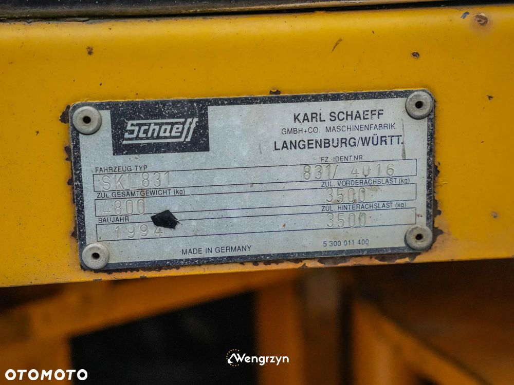 Schaeff SKL 831 - 22