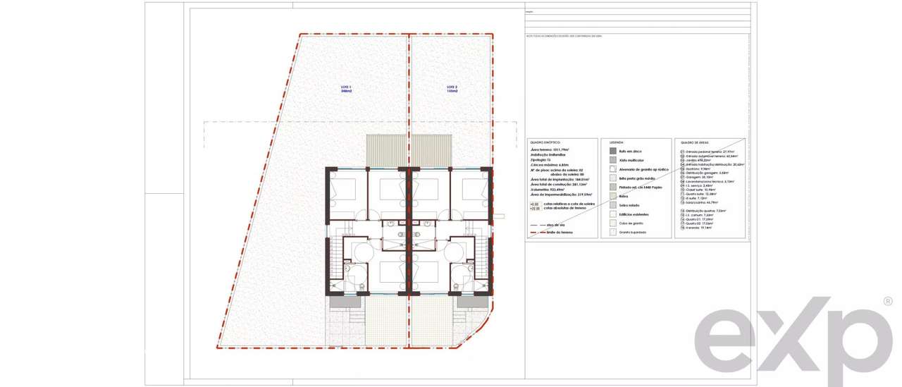 2 Terrenos com Projetos Aprovados para Moradias T3 – A 3 Minutos do Ce - Grande imagem: 5/6