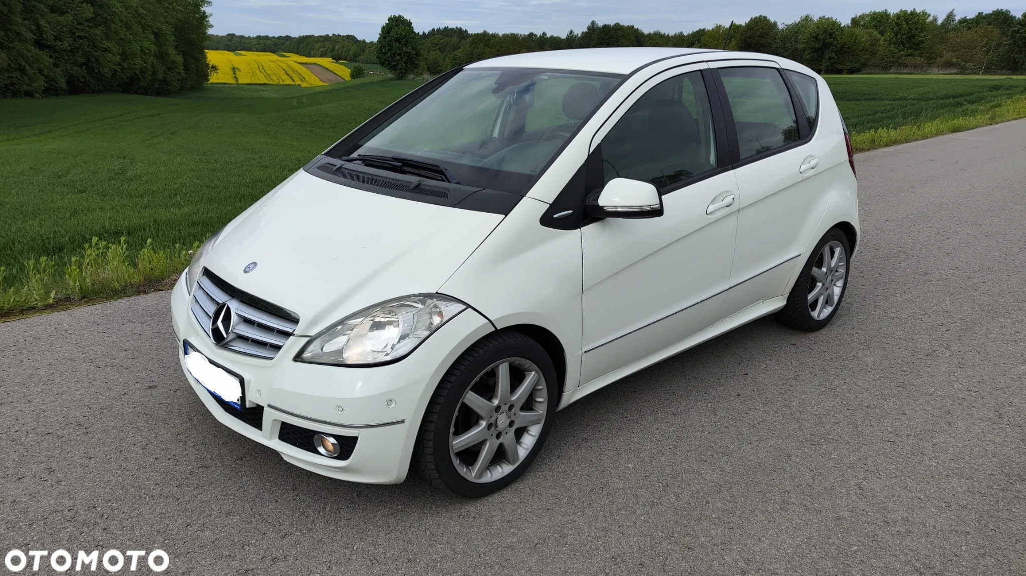 MERCEDES A-KLASA W169 LIFT A200 2.0 CDI AVATGARDE BIAŁY C650 650 SILNIK 2.0 CDI 640941 SKRZYNIA AUTOMATYCZNA TAPICERKA PÓŁ SKÓRA CZARNA RÓŻNE CZĘŚCI - 2