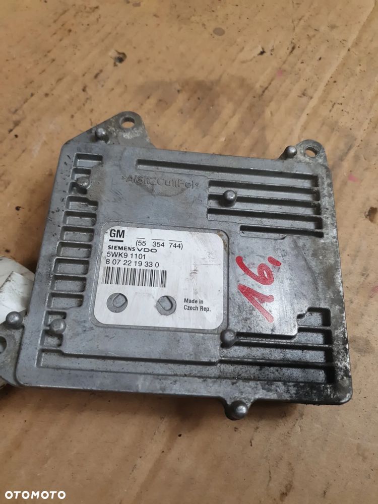 } KOMPUTER STEROWNIK SILNIKA OPEL VECTRA C 55354744 5wk91101 2.2 DIESEL Z22YH - 1