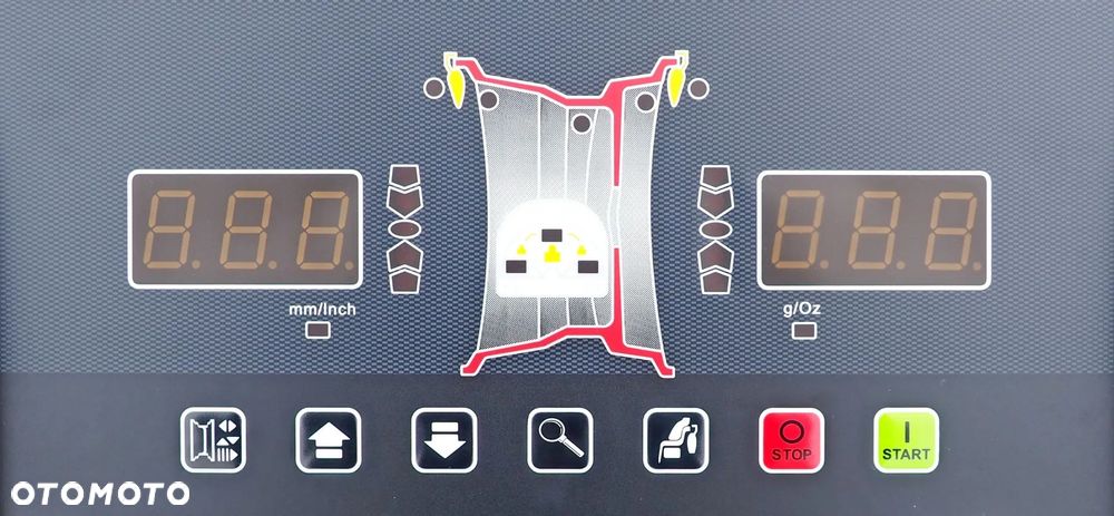 Wyważarka do kół WULCAR WB300N 230V – automat, laser, sonar, LED, kaptur ochronny - 7