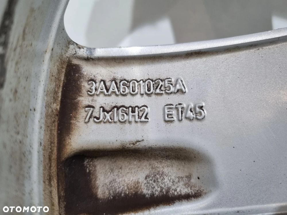 VW PASSAT B7 GOLF VI  ALUFELGA KOŁO 16 5x112 7J ET45 3AA601025A - 5