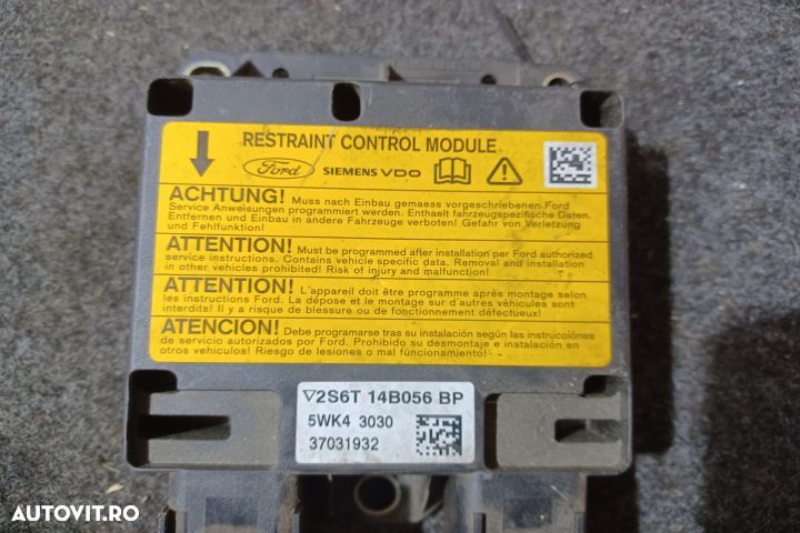 Calculator airbag 2S6T14B056BP Ford Focus 2 [2004 - 2008] Hatchback 5 - 4
