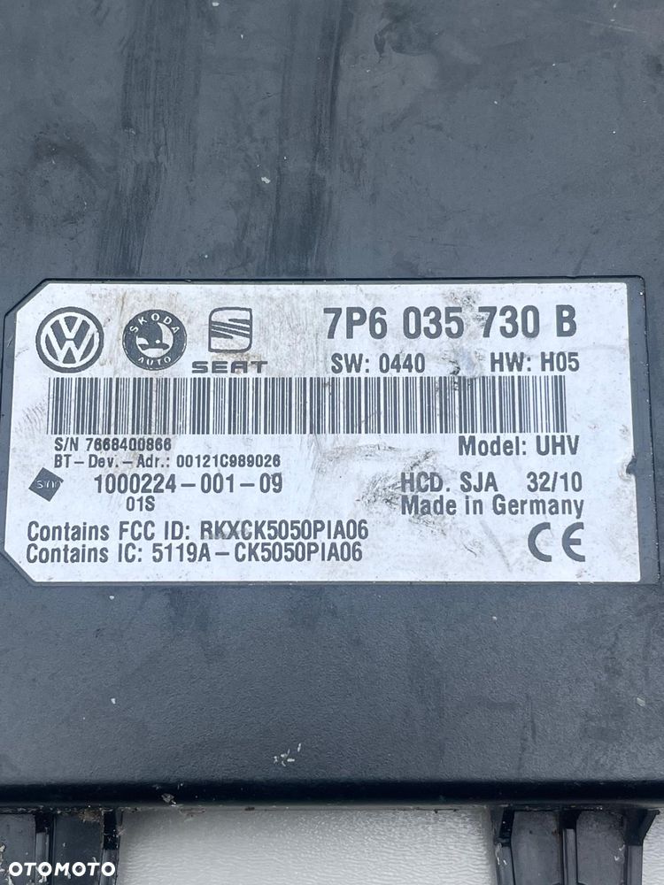 Moduł Bluetooth 7P6035730B VW Volkswagen Passat CC - 2