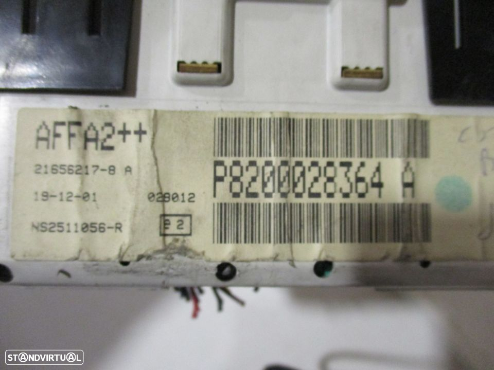 Relógio Painel Display Visor Renault Clio 2 II - 3