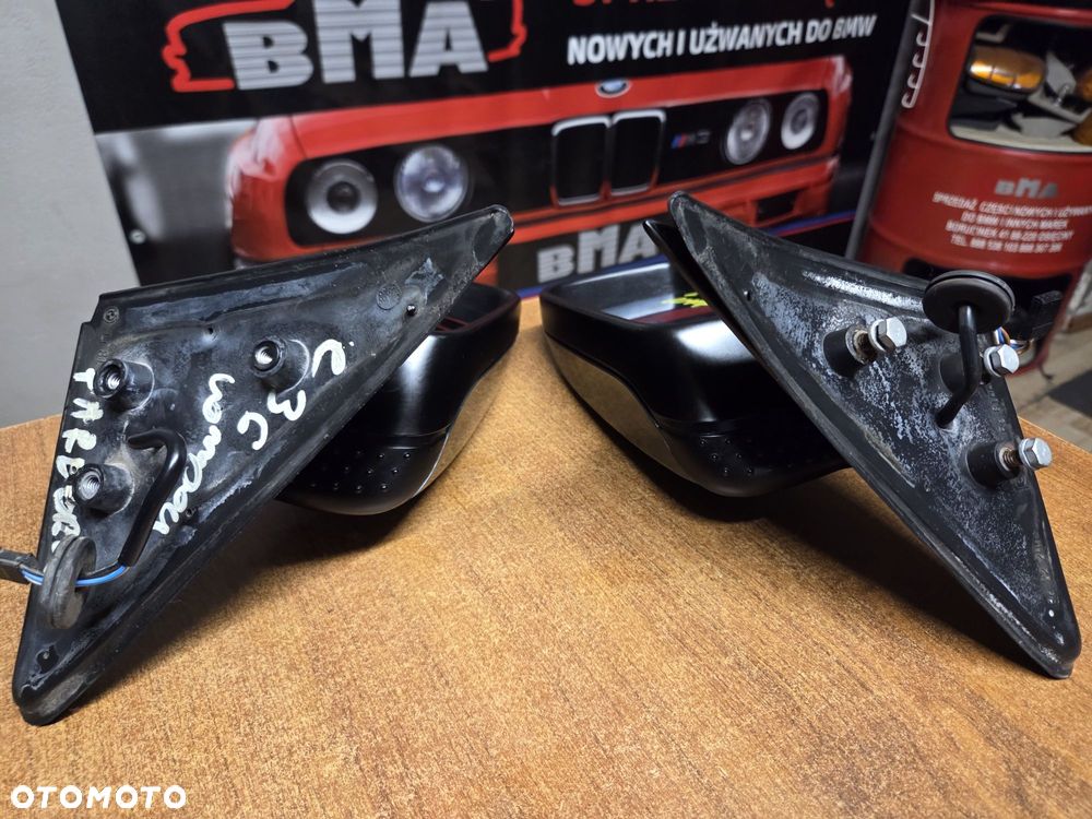 BMW E36 Lusterko Lusterka Prawe Lewe Farngruen Komplet Ładny Stan - 7