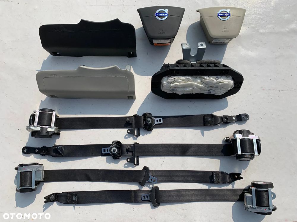VOLVO V70 XC70 S80 DESKA SKÓRA KONSOLA KOKPIT PULPIT PÓŁKA PARAPET PODUSZKI POWIETRZNE KIEROWCY PASAŻERA AIRBAG PASY PAS KURTYNA AIR BAG FOTELA W FOTEL  Raz2 - 13