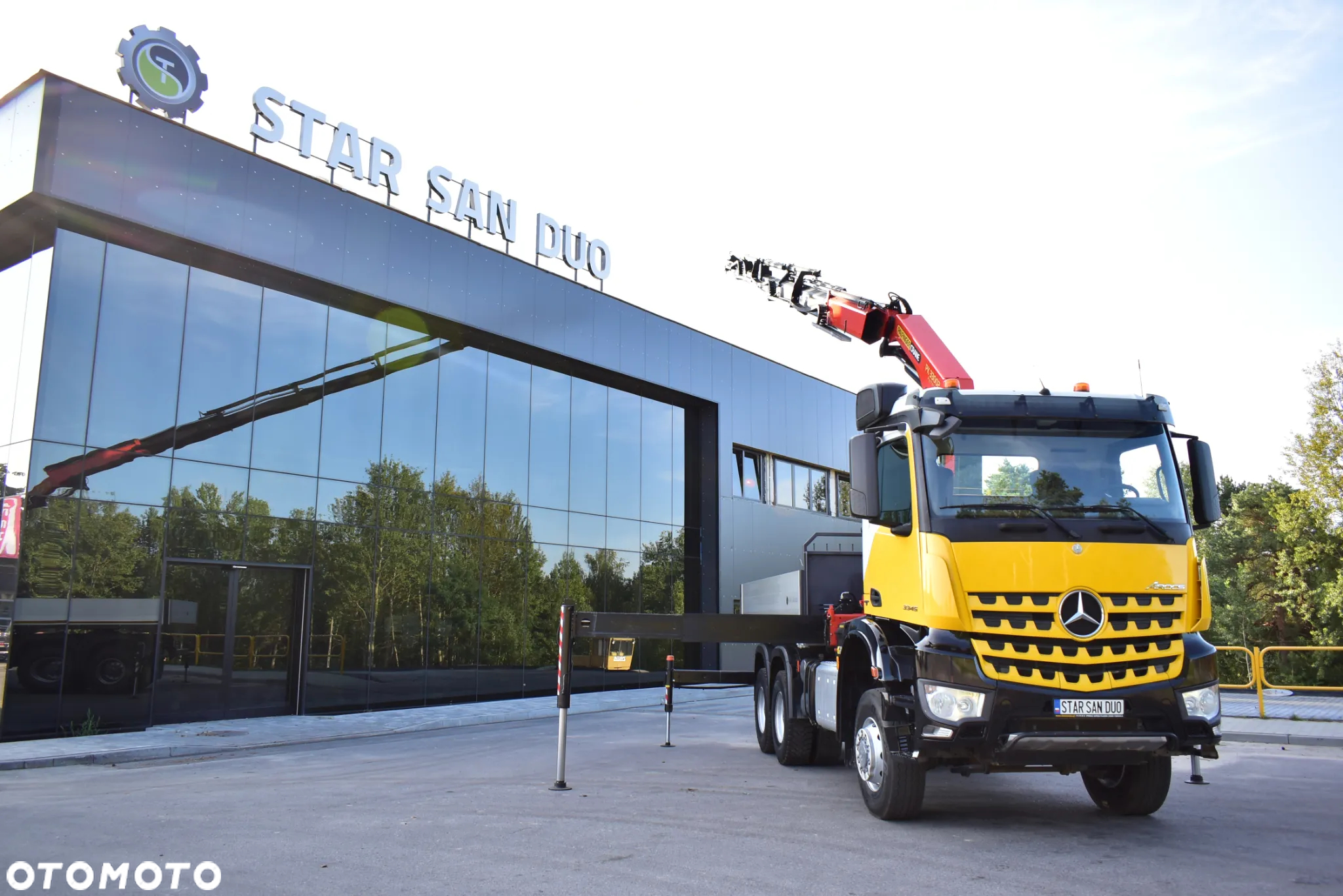 Mercedes-Benz ACTROS 3345 6x6 Palfinger PK 33002 HDS Żuraw Euro 6 Crane Kran - 6