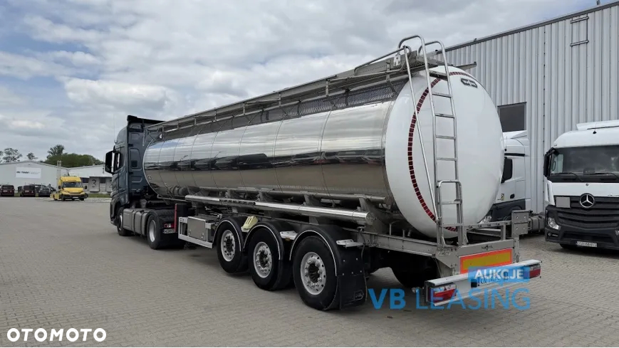 Ackermann VAN HOOL 3 AXLE SEMI TRAILER cysterna do przewozu materiałów niebezpiecznych - 7