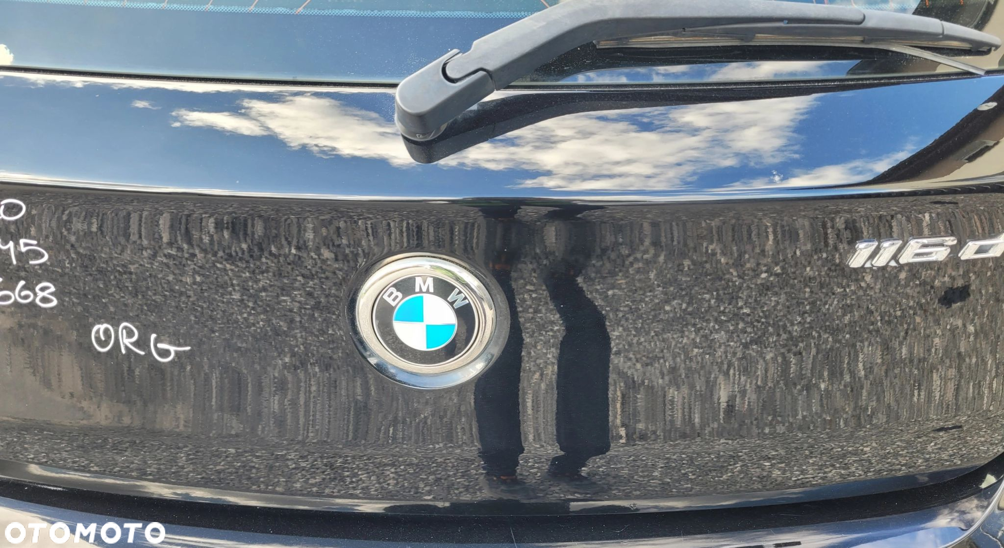 KLAPA BAGAŻNIKA BMW F20 F21 668 SCHWARZ II ORG LAKIER - 3