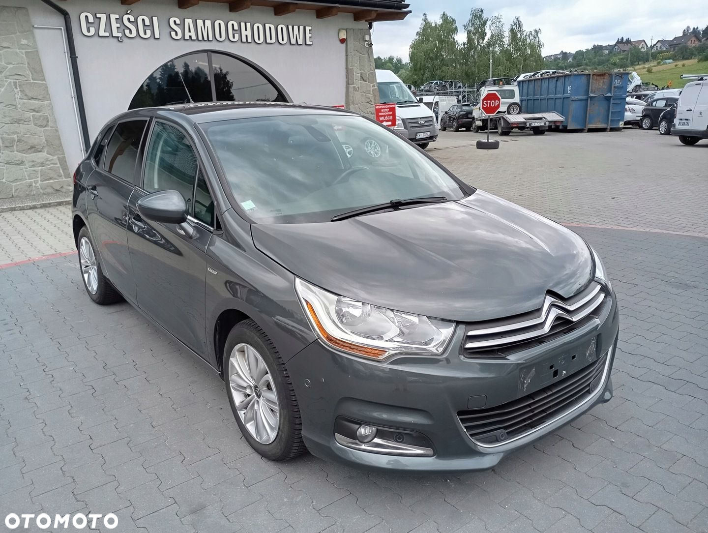 CITROEN C4 B7 II 2 ZDERZAK PRZÓD PDC MASKA BŁOTNIK LAMPA PAS CHŁODNICE KTP - 3