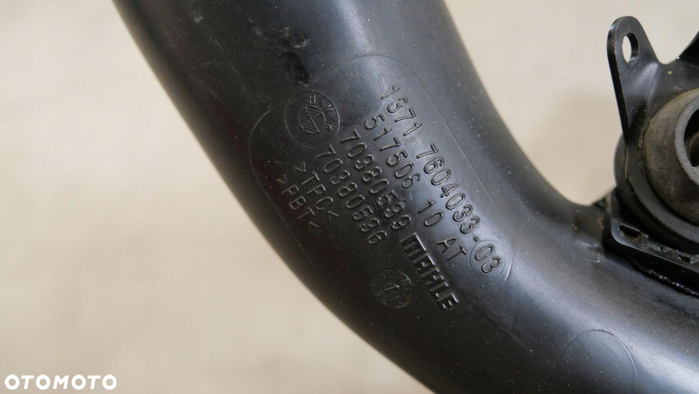 BMW F20 F25 F30 F31 RURA PRZEWÓD POWIETRZA DOŁADOWANIA INTERCOOLERA 7604033 - 7
