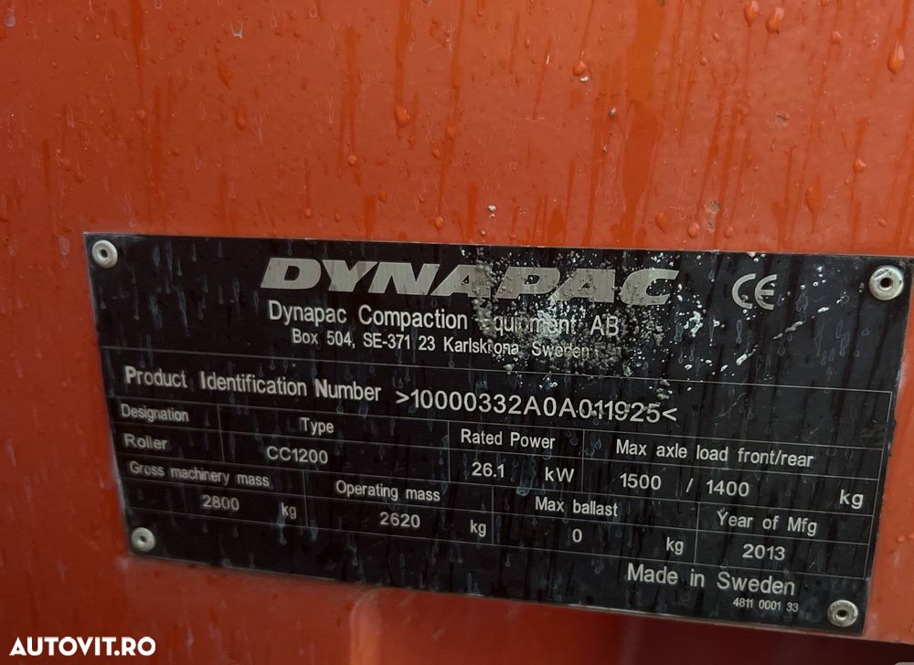 Dynapac CC1200 Cilindru compactor - 6