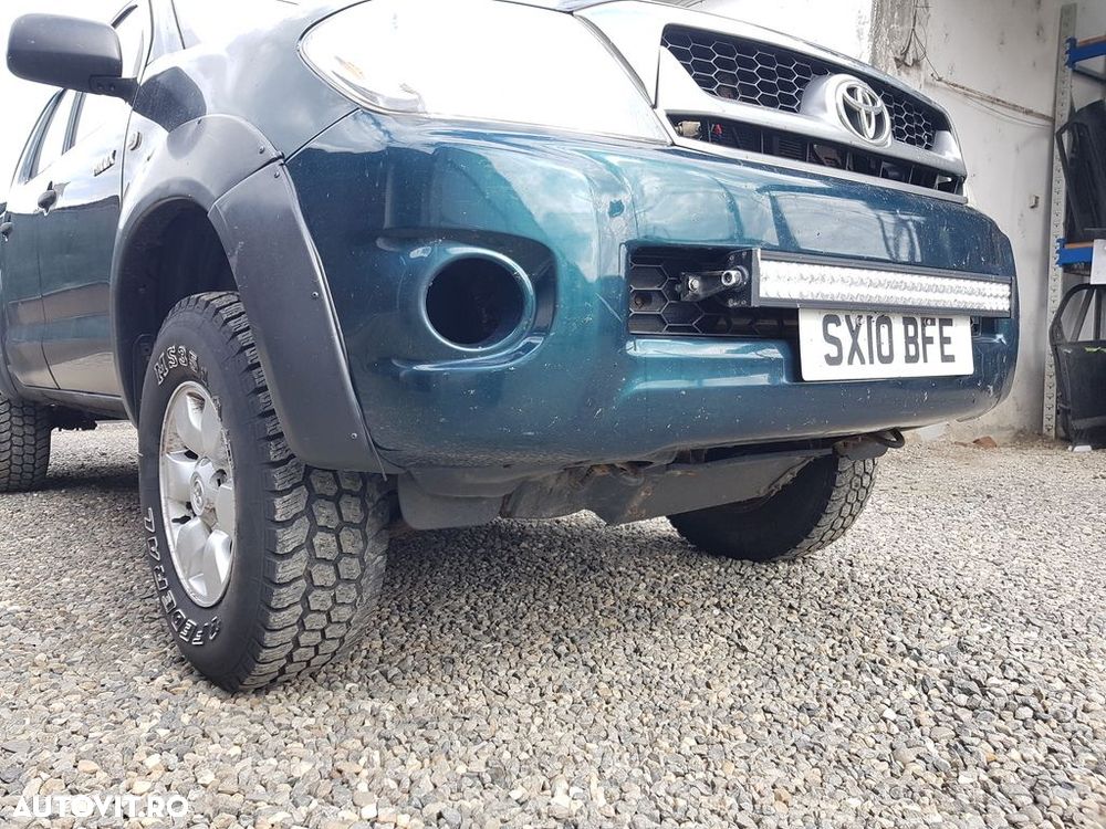 Bara fata Toyota Hilux 2010 - 2015 VERDE (671) model fara spalatoare far - 4