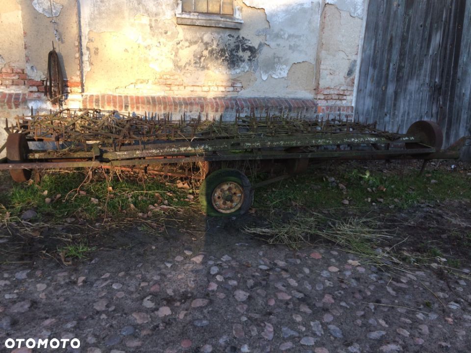 Brona polowa 7 sztuk brak wózek transportowy - 1