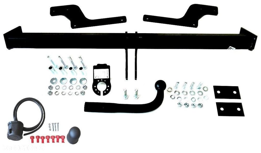 Markowy Kompletny  Hak Holowniczy Steinhof + Kula+ Wiązka Bez cięcia zderzaka do Dacia Duster od2010 - 2