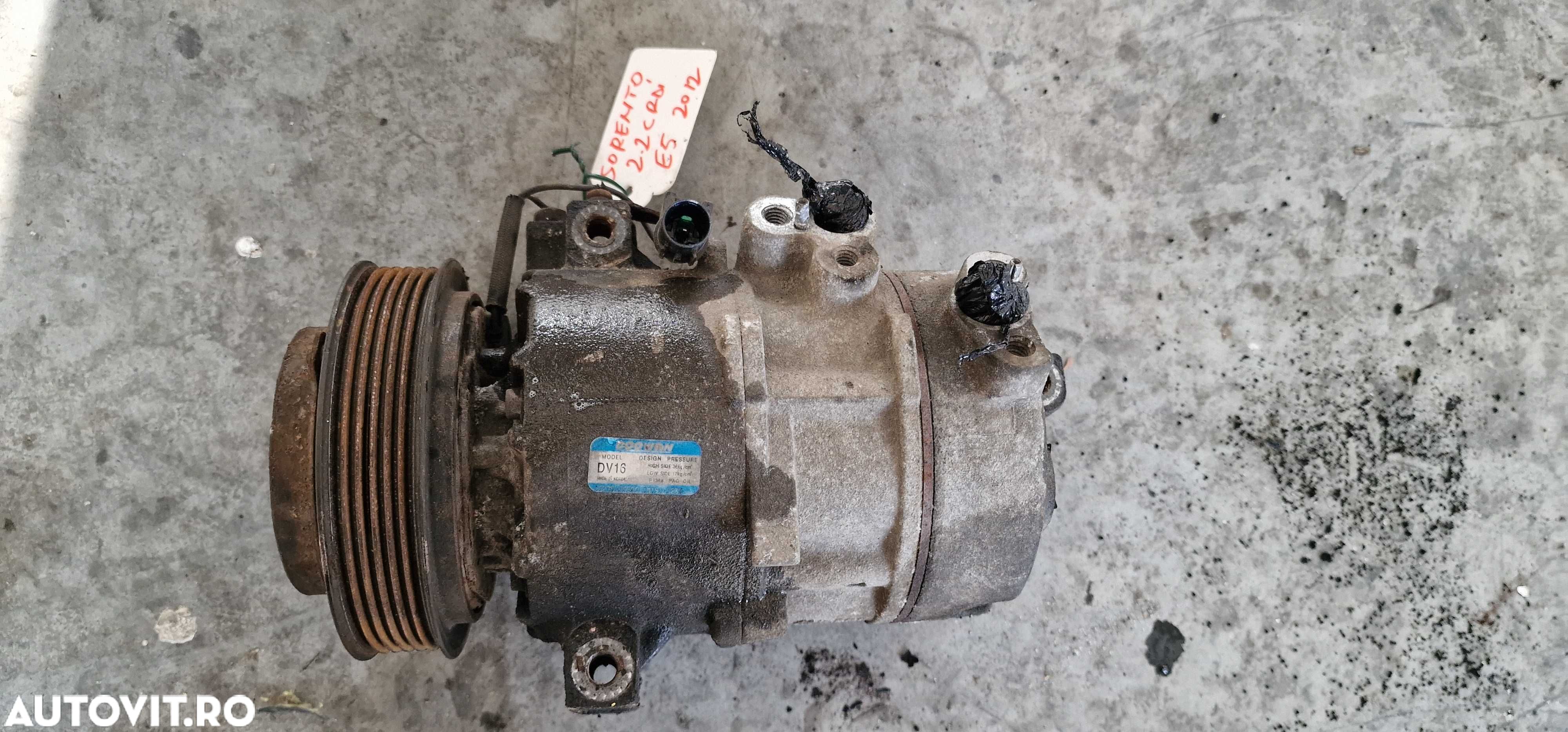 Compresor Clima Kia Sorento 2.2D Santa Fe 2,2D Euro 5 cod 10270-00500 - 1