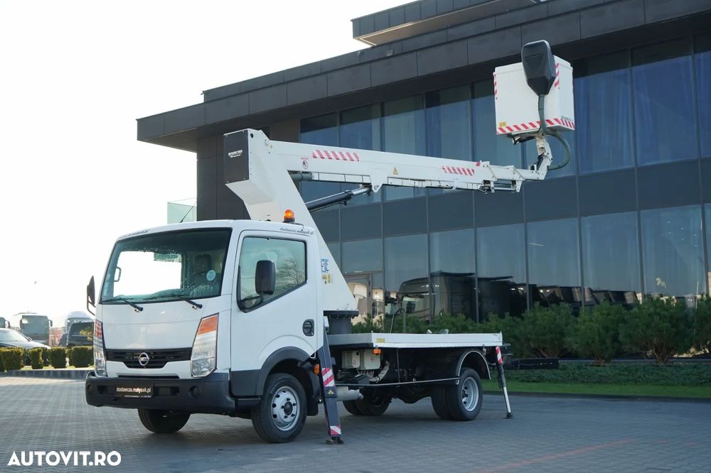 Nissan CABSTAR / ELEVATOR DE 20 DE METRI / GSR E200TE4 / DUBLU / CAPACITATE DE RIDICARE - 200 kg / 4 STABILIZATOARE / - 1