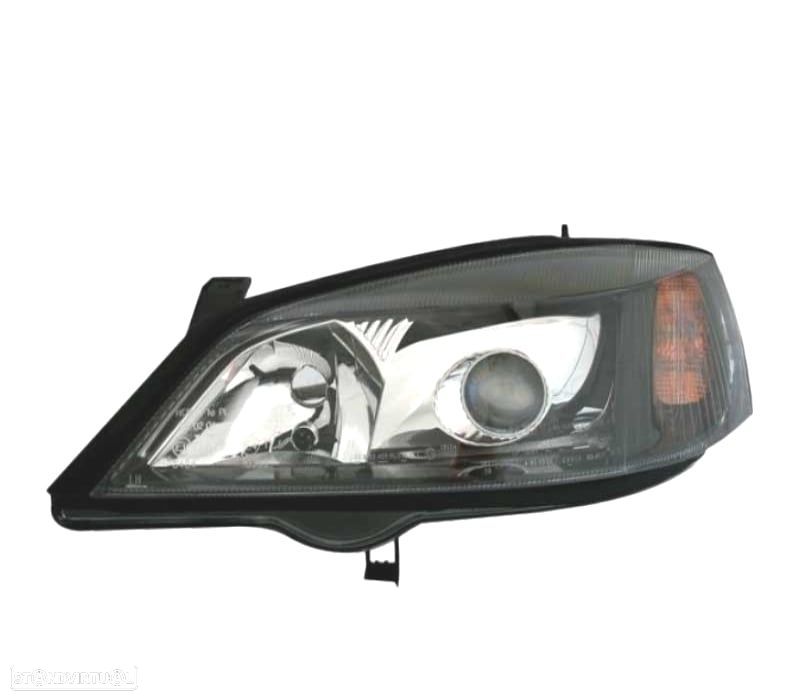 FARÓIS FRONTAIS PARA OPEL ASTRA G COM XENON D2S,97-04 FUNDO PRETO - 2
