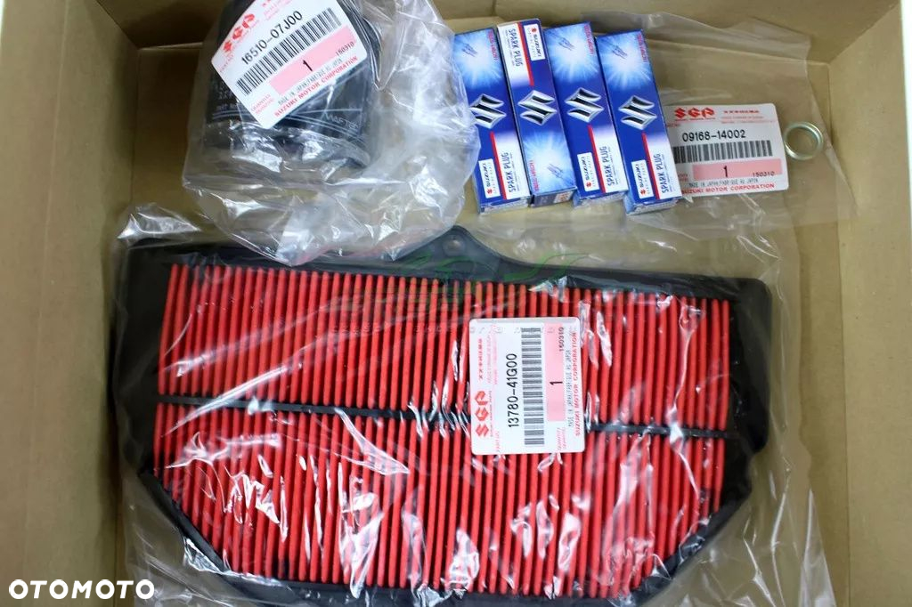 ZESTAW SERWISOWY SUZUKI GSX-R 1000 07-08 filtr - 2