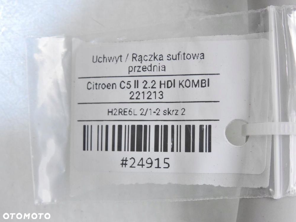 RĄCZKA UCHWYT PODSUFITKI PRZÓD CITROEN C5 III - 6