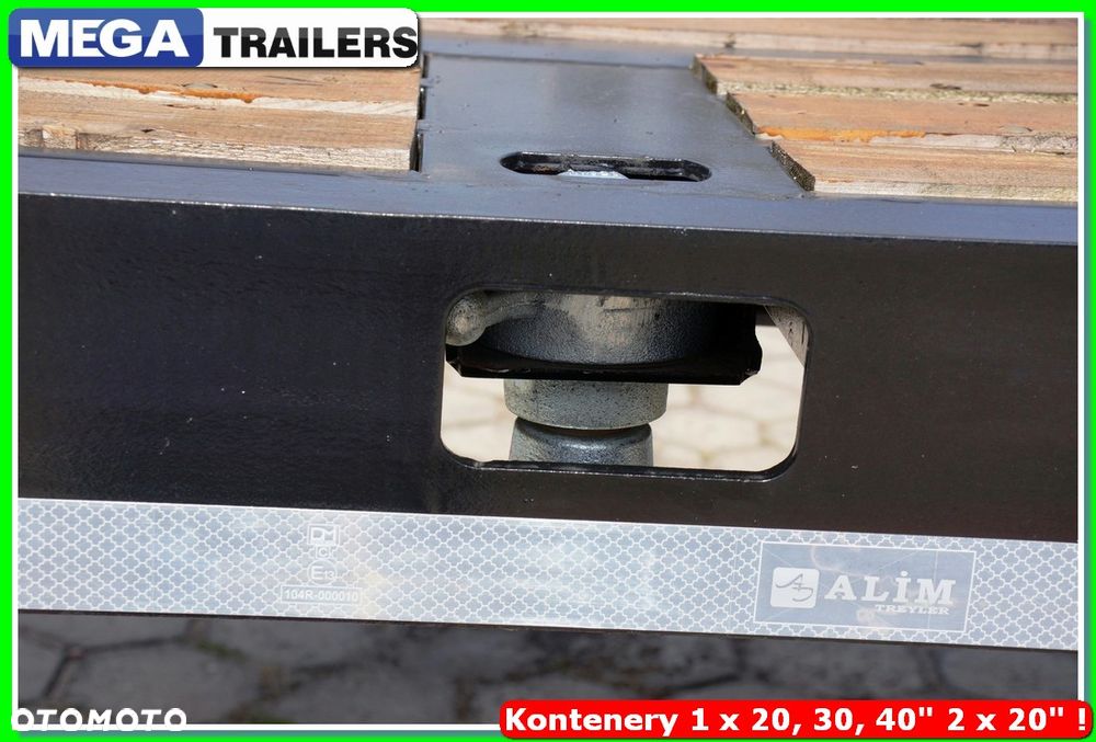 Mega DO KONSTRUKCJI / 39,0 T ład. drewno twarde, zblocza 16 T, zamki kontenerowe !!! - 16