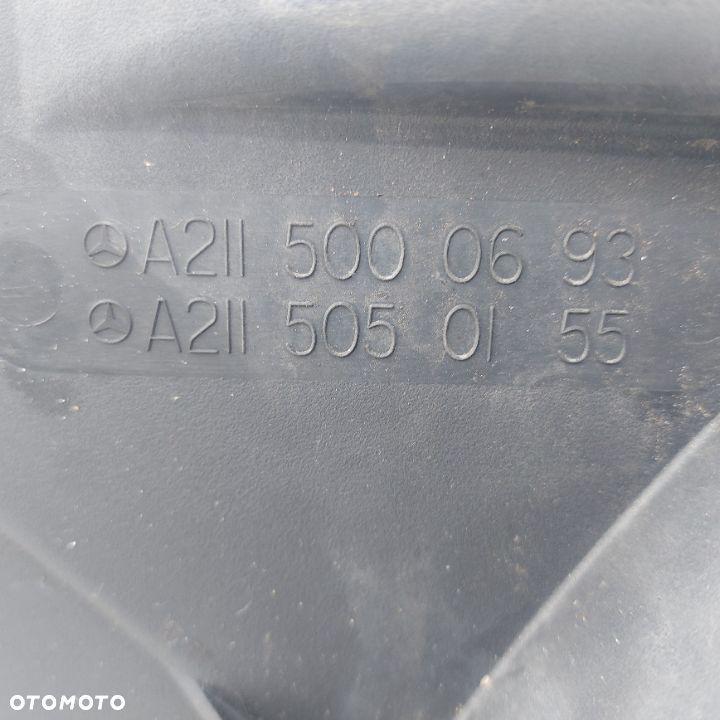 CHLODNICA CHLODNICE KOMPLET WENTYLATOR MERCEDES E W211 2115000693 2,2 CDI 2005 ROK ORYGINAL DEMONTAZ - 3