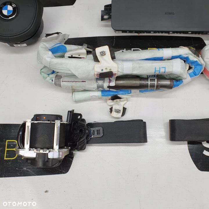 BMW G20 G21 HEAD UP DESKA ROZDZIELCZA KONSOLA KOKPIT PULPIT PODUSZKI AIRBAG AIR BAG PASY KURTYNY KIT SET - 11