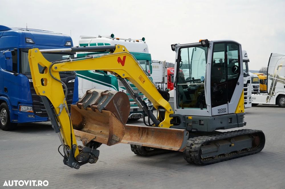Wacker NEUSEON EZ50 / MINI EXCAVATOR / 2022 / 3.200 ORE / SET CUPĂ - 9
