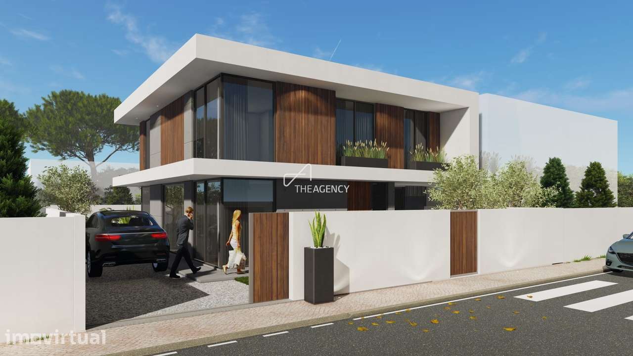 Moradia T4 Contemporânea em projeto - Grande imagem: 2/9
