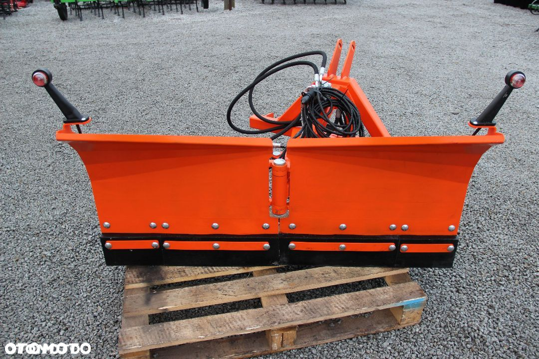 Pług pługi do śniegu mocowany składany light Metal-Technik - 6