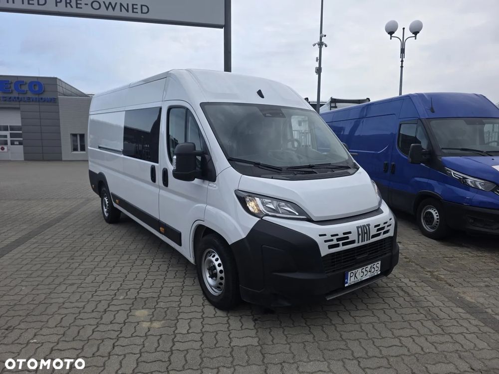 Fiat Ducato L4H2 brygadówka - doka - 7 osób - drzwi 270st - FV23% - leasing - Gwarancja!