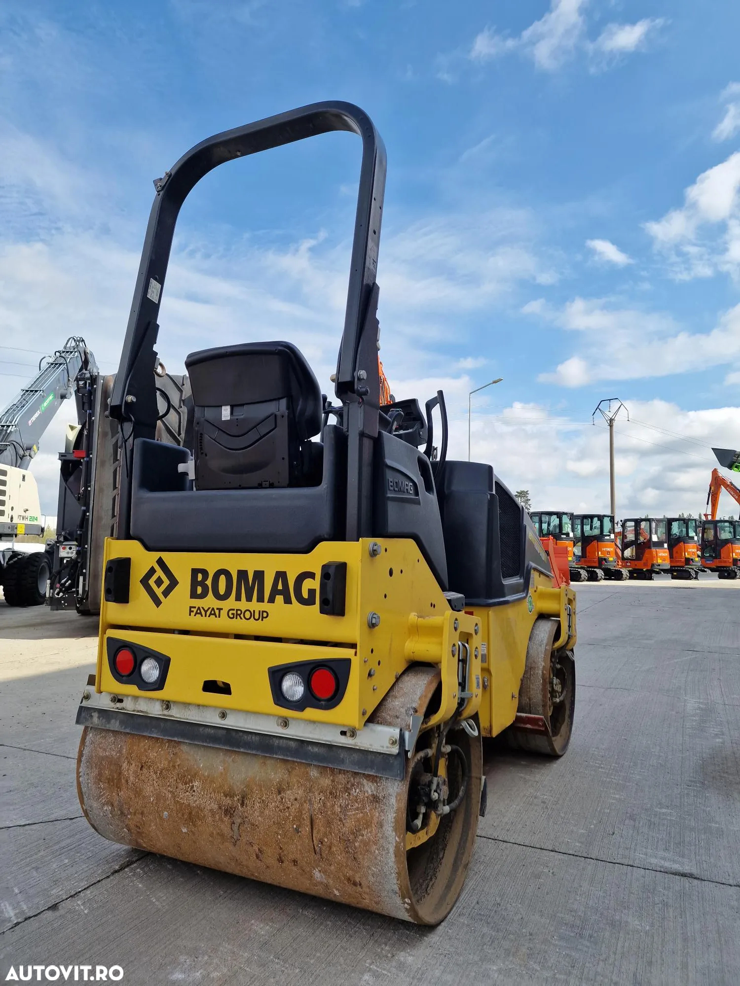 Bomag BG120, 2023, 93h, latime tambur 1,2m, Masa op 2,7t, motor Kubota, posibilitate leasing-31900 EUR+Tva - 11