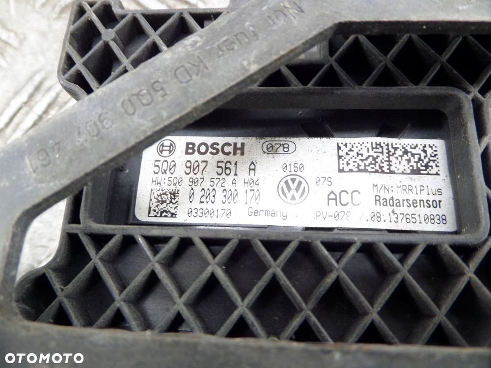 vw audi skoda radar 5q0907561a mocowanie 5q0907461 - 3