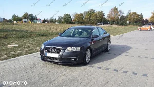 AUDI A6 C6 4F PRZEDNIA DOKŁADKA ZDERZAKA PODKŁAD - 8