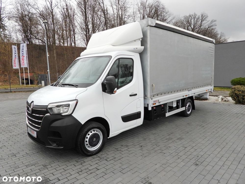 Renault MASTER PLANDEKA 10 PALET TEMPOMAT LEDY PNEUMATYKA KLIMATYZACJA  165KM - 7