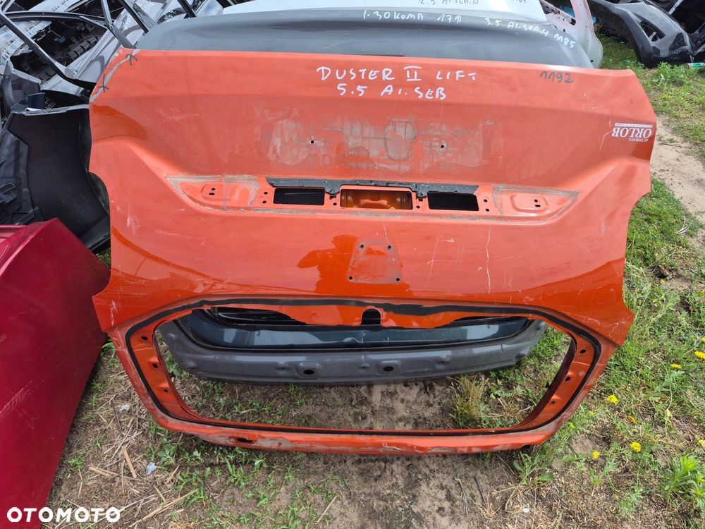 Klapa Tył Pokrywa Bagażnika Dacia Duster II Lift 2021-2024r