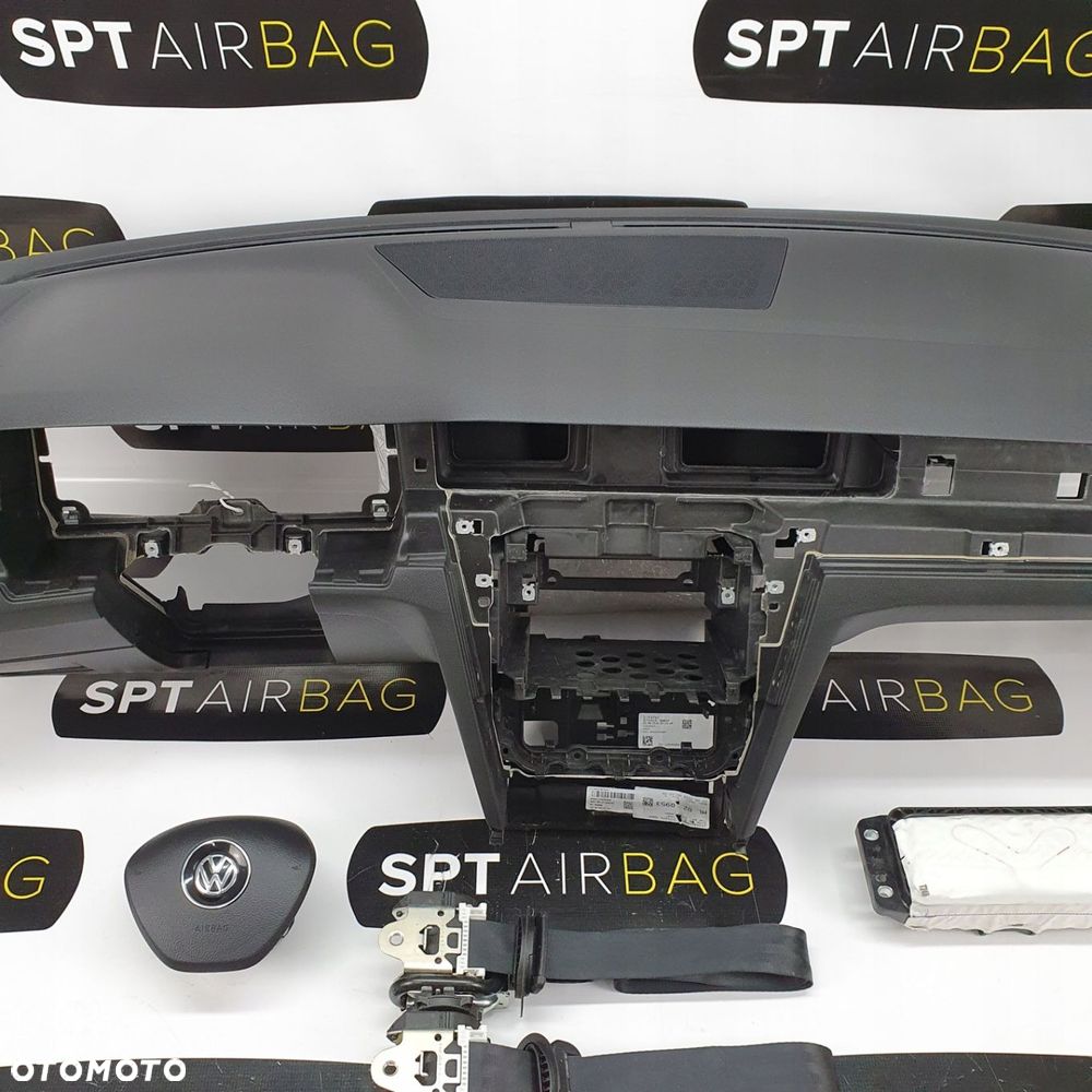 VW PASSAT B8 DESKA ROZDZIELCZA KONSOLA KOKPIT PULPIT PODUSZKI AIRBAG AIR BAG PASY KIT SET - 3