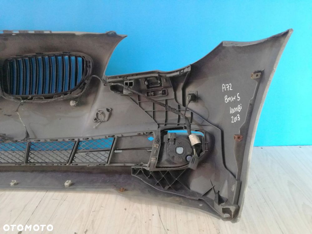 BMW 5 F10 F11 A72 Kaschmirsilber zderzak przód przedni PDC spryski 10/13r - 7