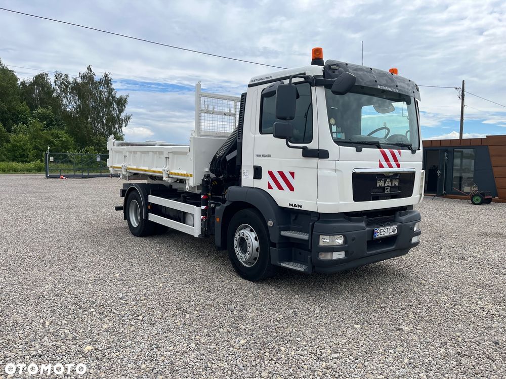 MAN TGM 18.250 EURO 5/ WYWROT 3 STRONY+ HDS HIAB 088/ BORDMATIC - 4