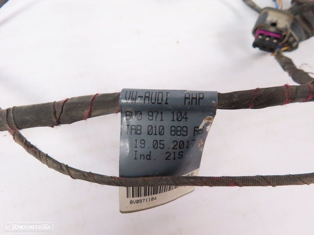 Instalação Sensores PDC Trás Seminovo/ Original AUDI A3 Sportback (8VA, 8VF) 8V0... - 2