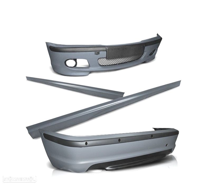 KIT CARROÇARIA BMW E46 BERLINA 98-05 PDC LOOK M - 2